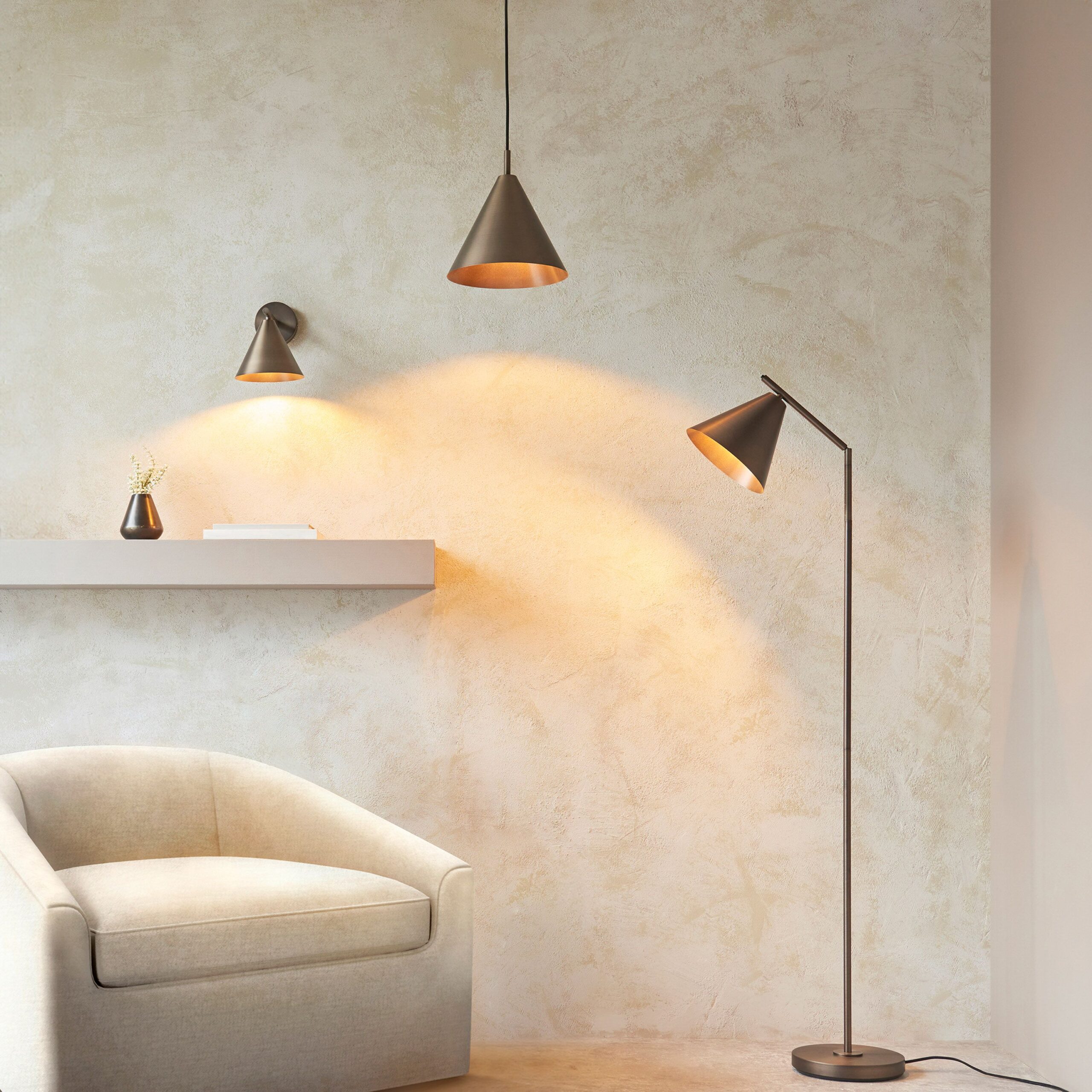 Tribeca Floor Lamp Antique Bronze - Image 7